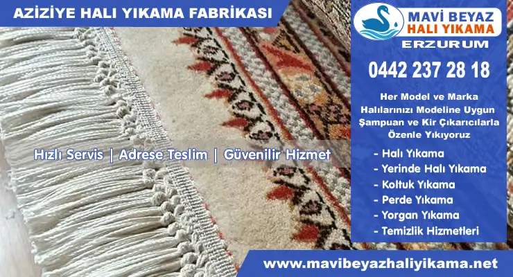 aziziye halı yıkama fabrikası