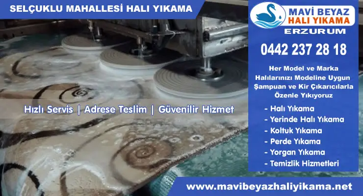 selçuklu mahalesi halı yıkama
